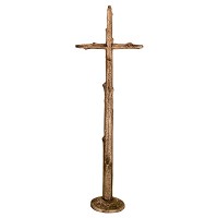 Crucifix 86x29cm - 34x11,5in In bronze, ground attached 2058