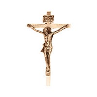 Crocifisso con Cristo 12x7cm In bronzo, a parete 2079