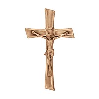 Crucifijo con Cristo 15x9cm En bronce, a pared 2083-15