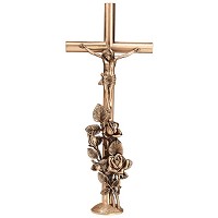 Crocifisso con Cristo 100x40cm In bronzo, a terra 2085-100