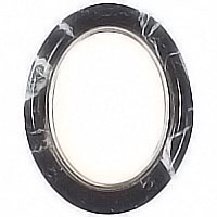 Oval photo frame, in various size In Schwarz bronze, wall attached 210225