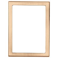 Rectangular photo frame 11x15cm - 4,3x6in In bronze, wall attached 213-1115