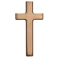 Kruzifix 18x9cm Messing, Wandbefestigung 2151-18