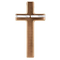 Crucifix 18x9cm - 7x3,5in In bronze, wall attached 2156-18