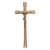 Crucifijo con Cristo 40x18cm En bronce, a pared 2169-40