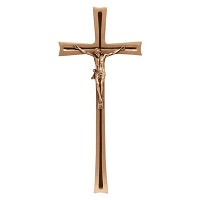 Crucifijo con Cristo 40x18cm En bronce, a pared 2170-40