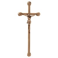 Crucifijo con Cristo 40x16cm En bronce, a pared 2172-40