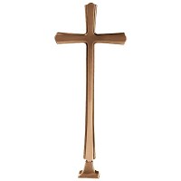 Crucifix 40x18cm - 15,75x7in In bronze, ground attached 2187-40
