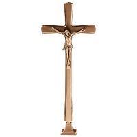 Crocifisso con Cristo 40x18cm In bronzo, a terra 2190-40