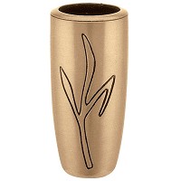 Vaso portafiori 20cm In bronzo, con interno rame, a parete 2200/R