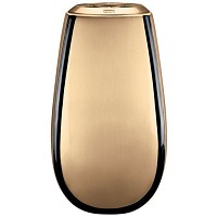 Vaso portafiori 30cm In bronzo, con interno rame, a terra 2326/R