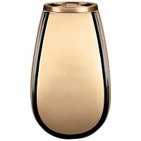 Vaso portafiori 20cm In bronzo, con interno rame, a terra 2327/R