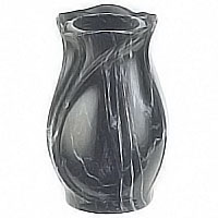 Flowers vase 20cm-8in In Schwarz bronze, plastic or copper inner, wall attached 2344