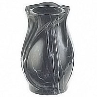 Flowers vase 20cm-8in In Schwarz bronze, plastic or copper inner, ground attached 2343