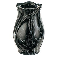 Flowers vase 20cm-8in In Schwarz bronze, plastic or copper inner, wall attached 2344