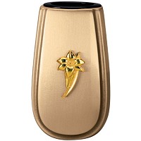 Vase à fleurs 13cm En bronze, avec intérieure plastique, à appliquer 2351/P