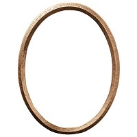 Oval photo frame 18x24cm - 7x9,5in In bronze, wall attached 237-1824
