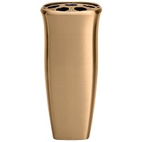 Flowers vase 26cm-10,23in In bronze, with plastic inner, ground attached 2412/P