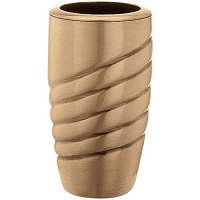 Vaso portafiori 20cm In bronzo, con interno rame, a parete 2447/R