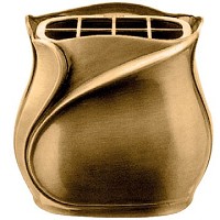 Vasca portafiori 19cm In bronzo, con interno acciaio, a parete 25/A