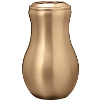 Flowers vase 30cm - 12in In bronze, with copper inner, ground attached 2556/R