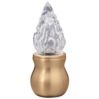 Lampe funéraire 13cm En bronze, à appliquer 2562