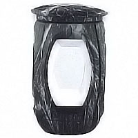 Lamp for candle 19cm - 7,5in In Schwarz bronze, ground or wall attached 270229