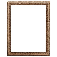 Rectangular photo frame 13x18cm - 5x7in In bronze, wall attached 287-1318