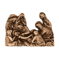 Ornement funéraire 10x15cm Décoration de bronze 3006