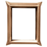 Rectangular photo frame 11x15cm - 4,3x6in In bronze, wall attached 305-1115