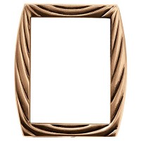 Rectangular photo frame 13x18cm - 5x7in In bronze, wall attached 307-1318