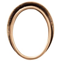 Oval photo frame 11x15cm - 4,3x6in In bronze, wall attached 321-1115