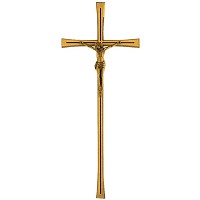 Crucifix with Jesus 19x48cm - 7,4x18,8in In bronze, wall attached 331929/C