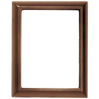 Rectangular photo frame 10x15cm - 4x6in In bronze, wall attached 347-1015