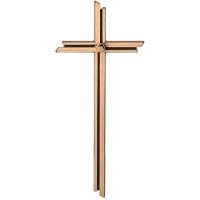 Crucifix 7x15cm - 2,6x5,3in In bronze, wall attached 3556/IND