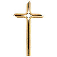 Crucifix 14x25cm En bronze, à appliquer 3577