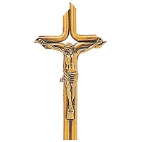 Crucifix 14x25cm En bronze, à appliquer 3588