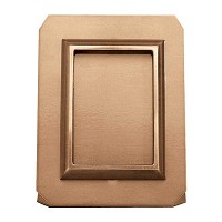 Rectangular photo frame on sheet 10x15cm In bronze, ground attached 361-1015