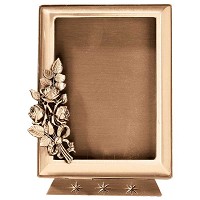 Rectangular photo frame 10x15cm - 4x6in In bronze, ground attached 378-1015