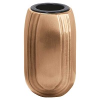 Vaso portafiori 12,5x7,5cm In bronzo, con interno rame, a terra 707-R27