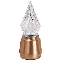 Grave light 20x8cm - 8x3in In bronze, wall attached 431