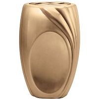 Vaso portafiori 20x14cm In bronzo, con interno rame, a terra 50201/R