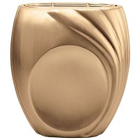 Vasca portafiori 18x17cm In bronzo, con interno rame, a terra 50202/R