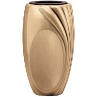 Vaso portafiori 13x8,5cm In bronzo, con interno rame, a terra 50207/R