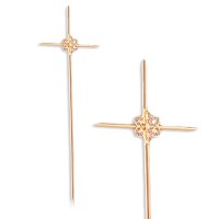 Croce Fiore della vita 45cm In bronzo, per cofano funebre OF/506