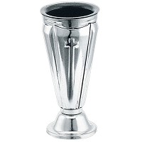 Flower vase Mistica 12x6cm-4,7x2,3in In stainless steel, ground or wall mount