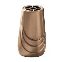 Flowers vase 20x12cm - 8x4,75in In bronze, with copper inner, wall attached 630-R1
