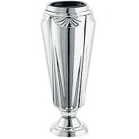 Flower vase Sole 31x14cm-12x5,5in In stainless steel, ground or wall mount