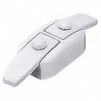 Flask 15,9x4,7cm - 6,2x1,8in Lacquered white, with pin for the installation 651955/ML