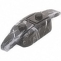 Flask 14,5x4,7cm - 5,1x1,8in Schwarz marbled, with pin for the installation 651960/MS